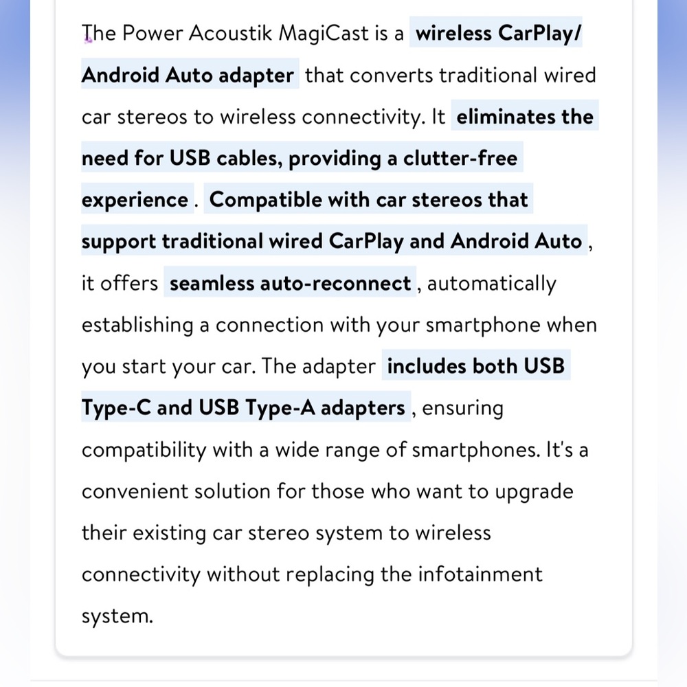 Magic Cast Wireless Apple and Android Adapter - Picture 5 of 5